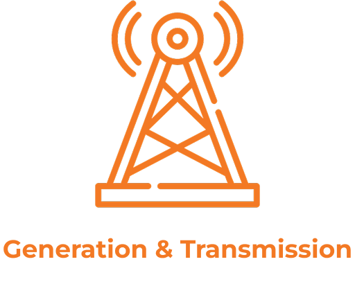 Generation and transmission icon
