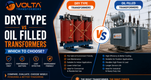 Difference between Dry-type and Oil-filled Transformers
